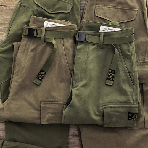 Herren taktische Cargo-Hose mit verstellbarem Bund und multifunktionalen Taschen Echoarchiv