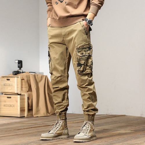 Herren Cargo-Hose mit praktischen Seitentaschen und elastischem Bund Echoarchiv