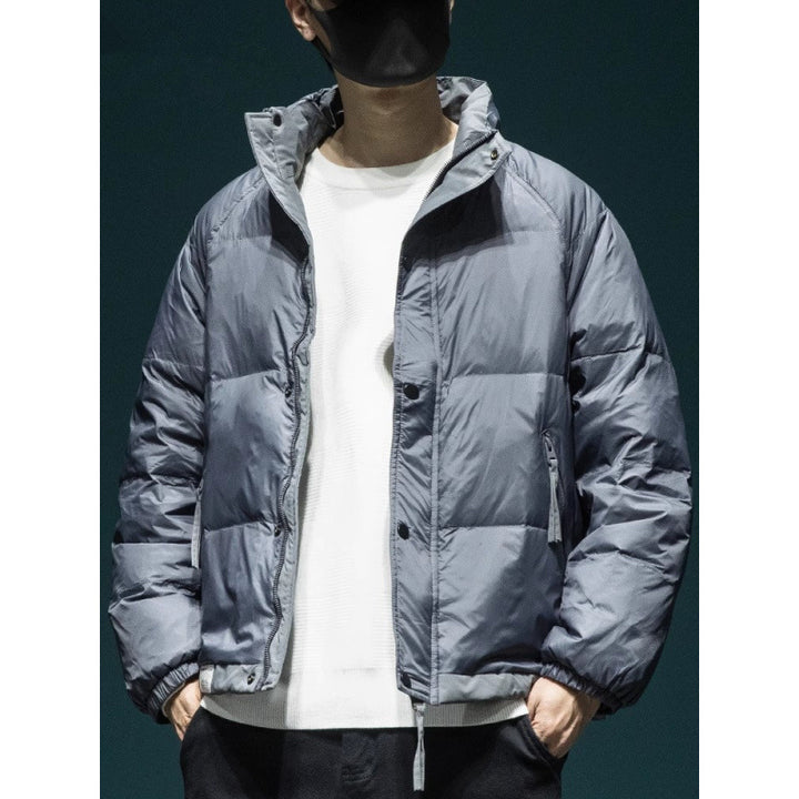 Herren Leichte gesteppte Thermo-Outdoorjacke mit Kapuze Echoarchiv