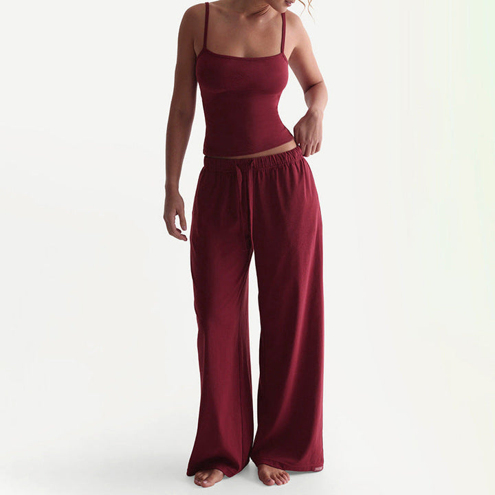 Damen Legere Lounge-Hose und Top Set Echoarchiv