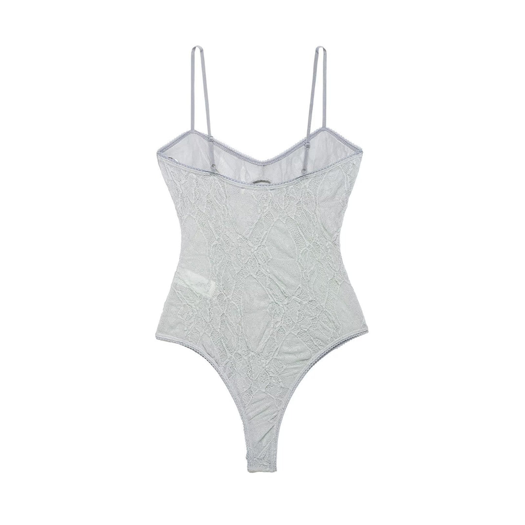 Damen Spitzenbody mit verführerischem Design und zarten Trägern Echo Archiv