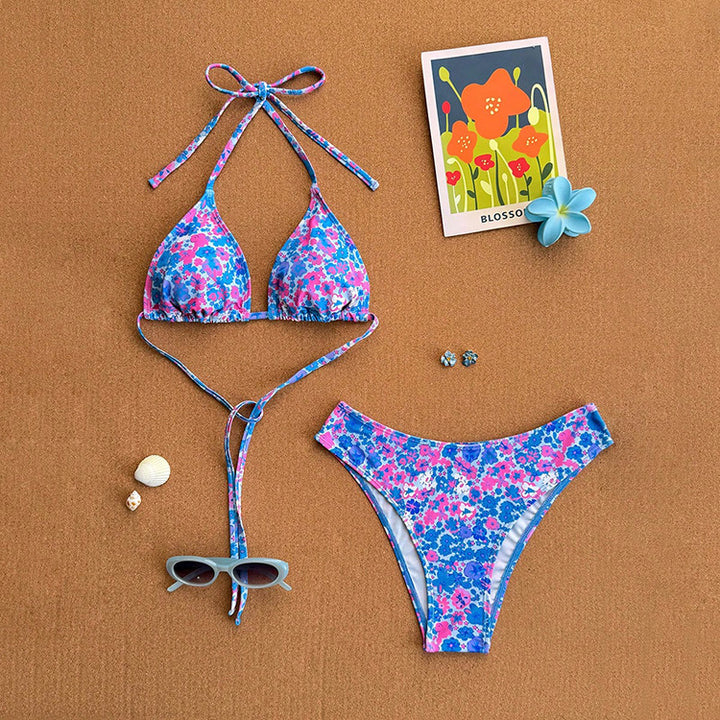 Damen Triangel-Bikini mit dekorativen Punkten Echo Archiv
