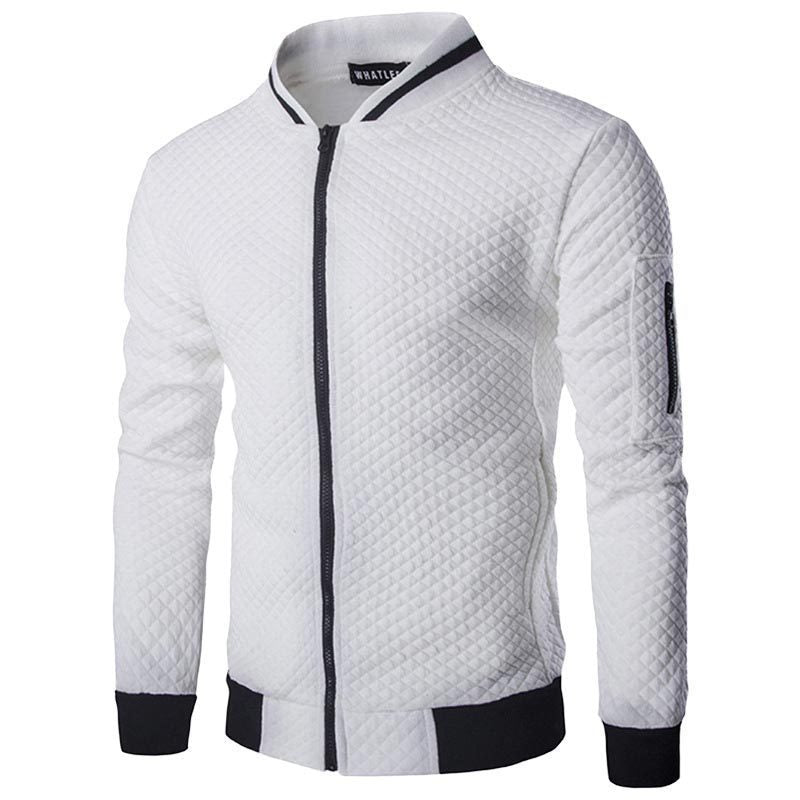 Herren Steppjacke mit hohem Kragen und praktischen Taschen Echoarchiv