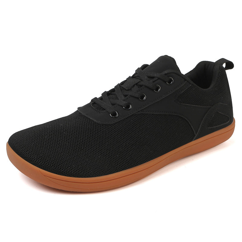 Unisex atmungsaktive Strick-Freizeit-Sneaker mit gepolstertem Fersenkragen und flexibler EVA-Laufsohle – Norré