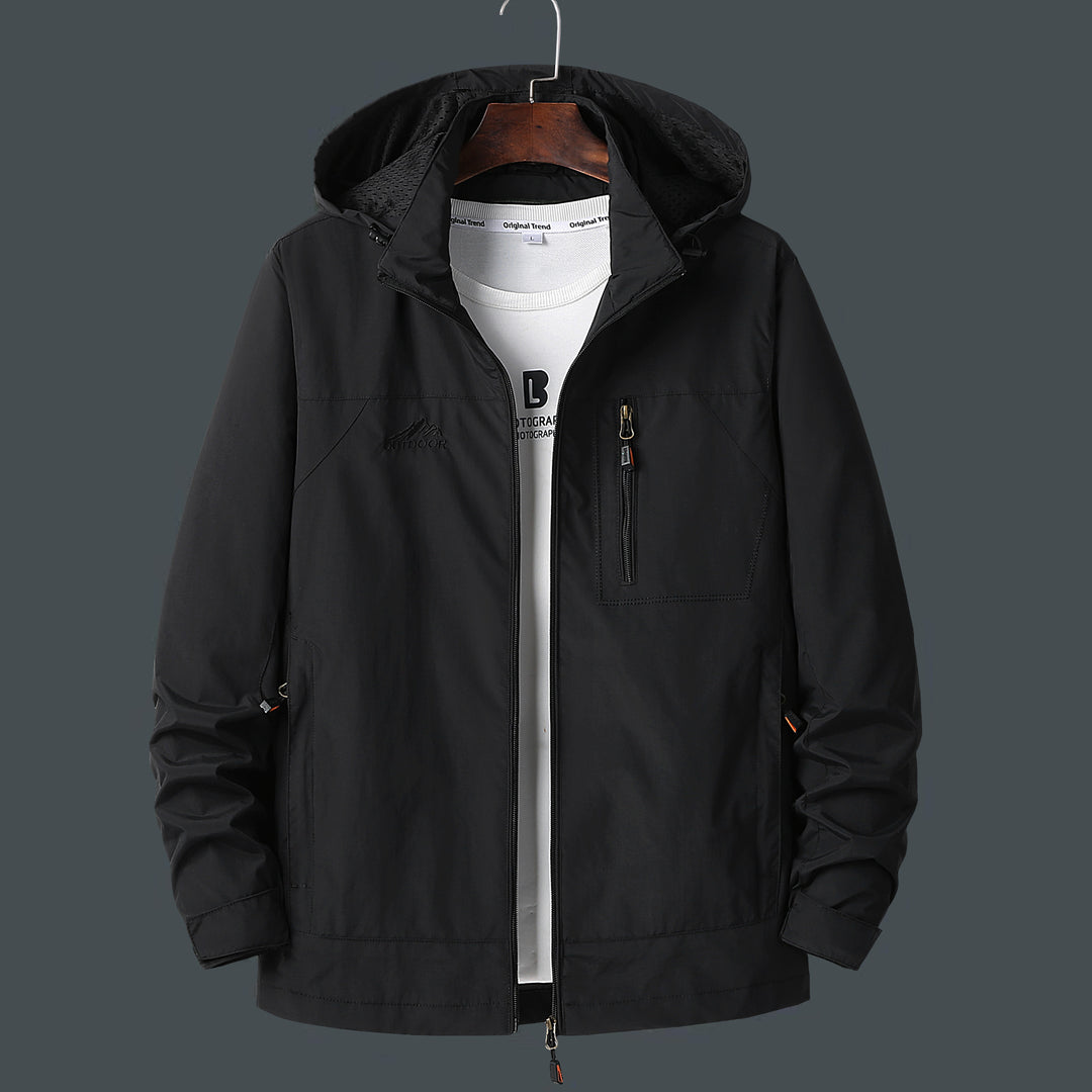 Herren Technische Outdoorjacke mit verstellbarer Kapuze Echo Archiv