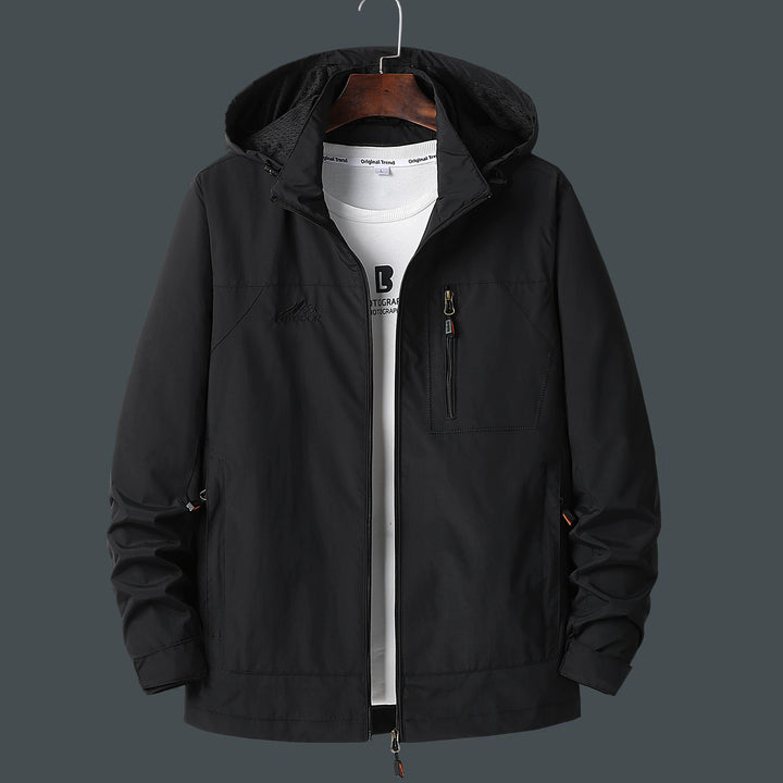 Herren Technische Outdoorjacke mit verstellbarer Kapuze Echo Archiv