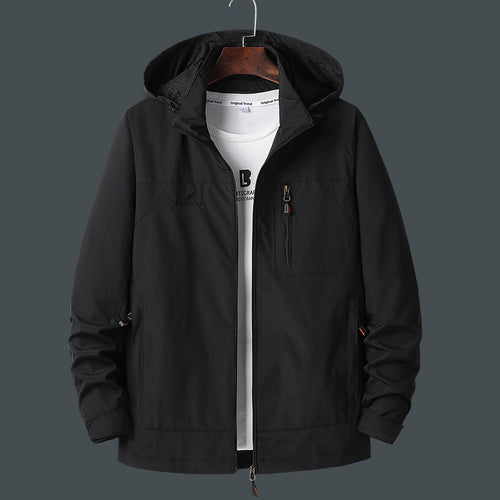 Herren Technische Outdoorjacke mit verstellbarer Kapuze Echo Archiv