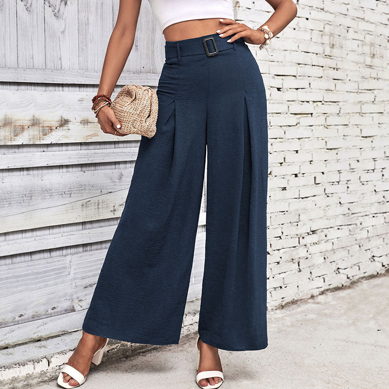 Damen Weitgeschnittene Hose mit Taillenkordel Echo Archiv
