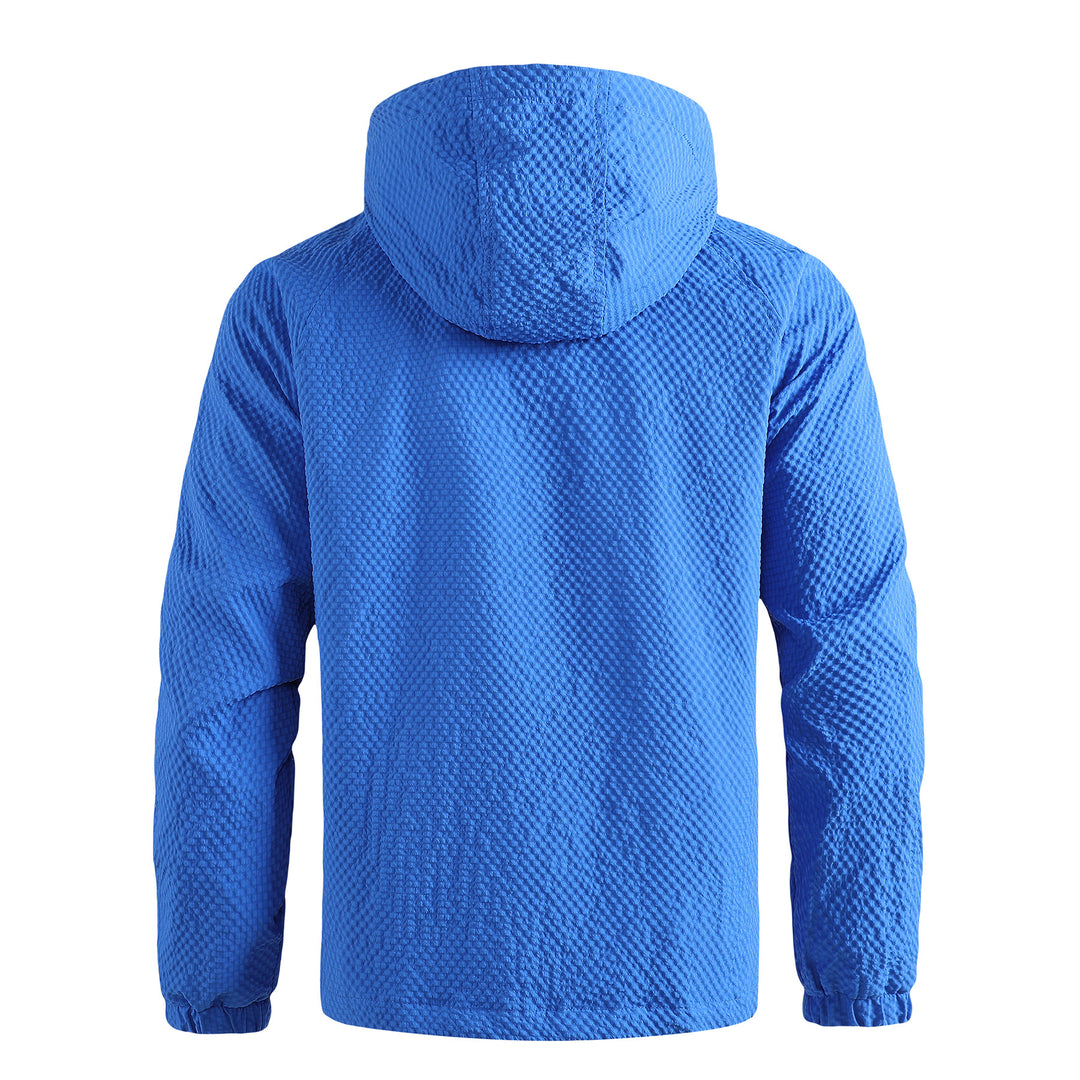 Herren leichte Anorak-Jacke mit praktischem Kordelzug Echoarchiv