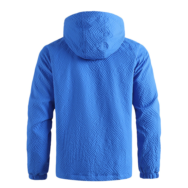 Herren leichte Anorak-Jacke mit praktischem Kordelzug Echoarchiv