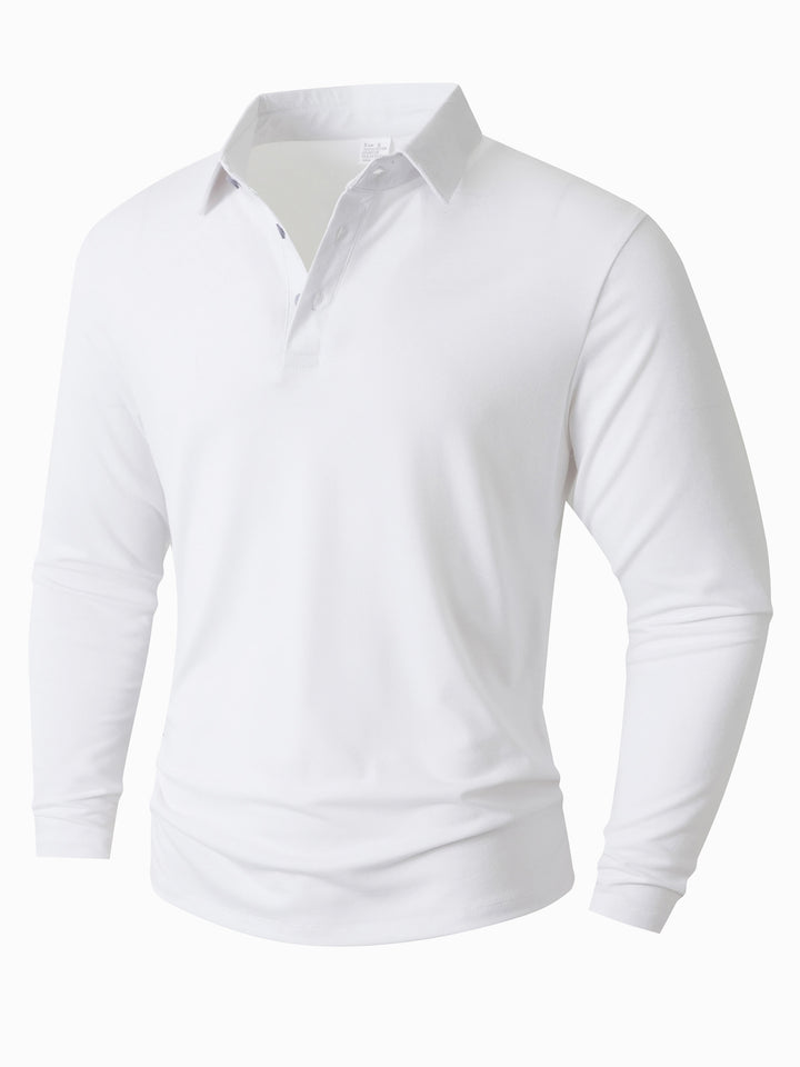 Herren Langarm Poloshirt mit modernem Schnitt Echoarchiv