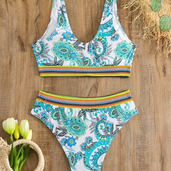 Damen Bikini-Set mit modischem Ethno-Design Echo Archiv