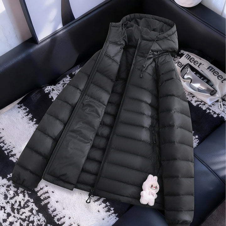 Damen Leichte Steppjacke mit Kapuze Echo Archiv