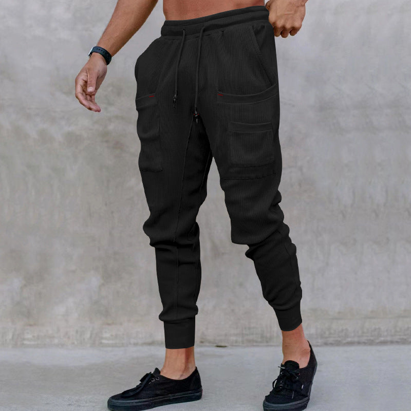 Herren Cargo-Jogginghose mit praktischen Seitentaschen und elastischem Bund Echoarchiv