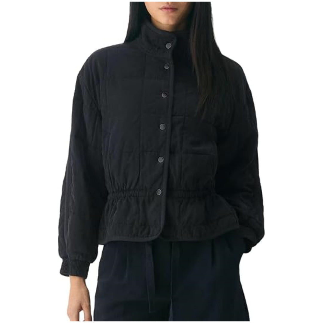Damen Steppjacke mit Stehkragen und tailliertem Gummizug Echo Archiv