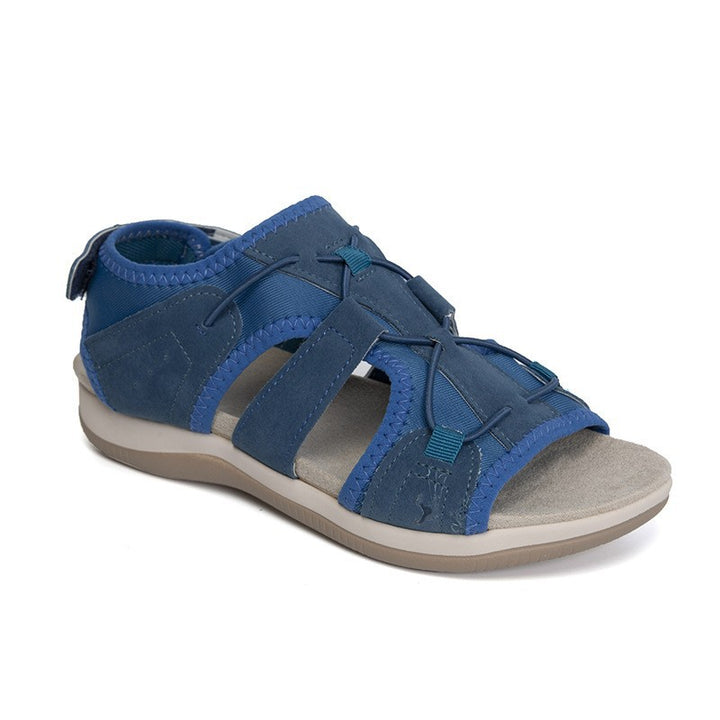 Damen  bequeme Outdoor-Sandalen mit Schnellzugsystem gepolstertem Fußbett und geschlossener Fersenpartie Echo Archiv