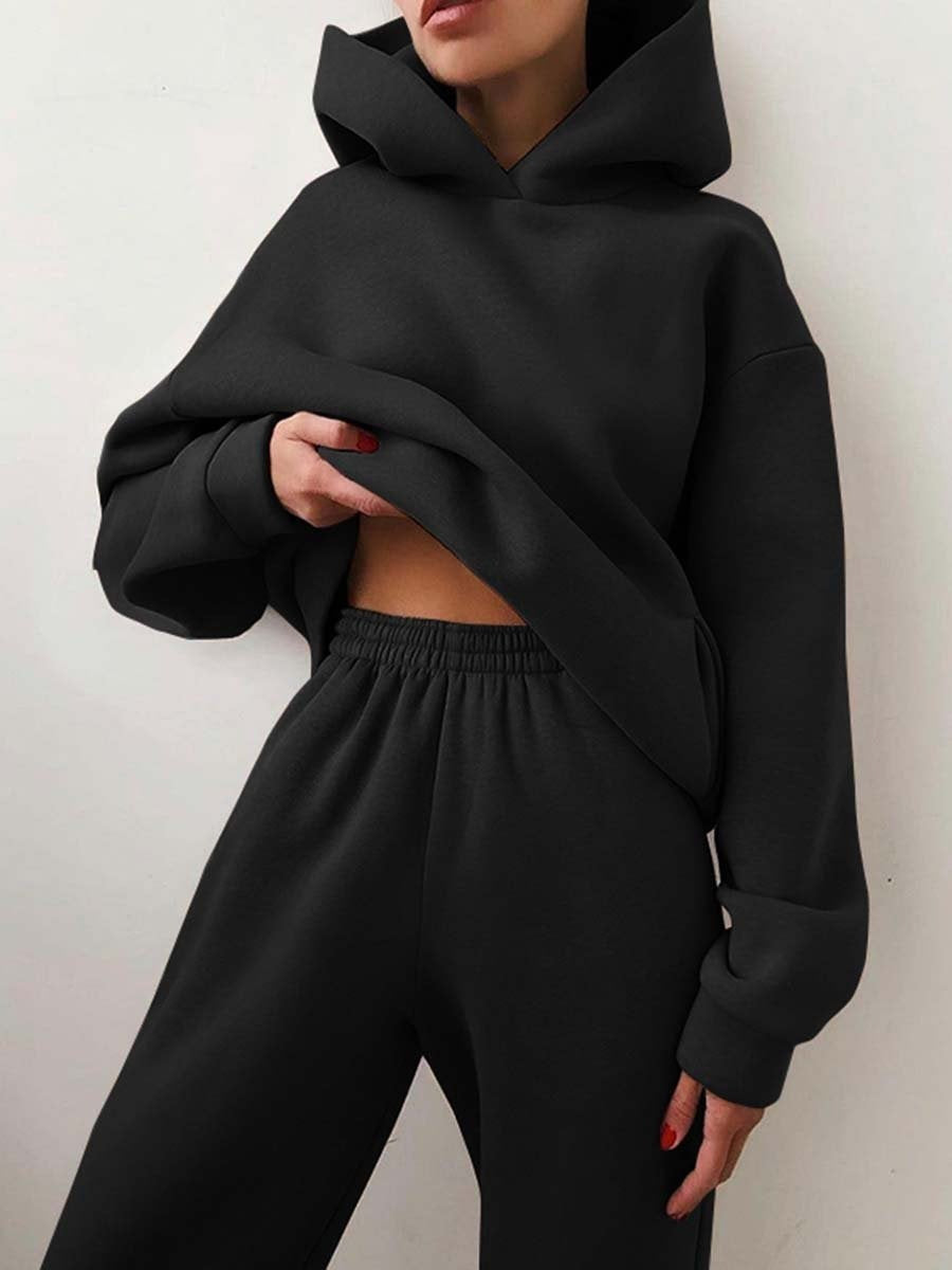 Damen entspannter Oversized Jogginganzug Echoarchiv