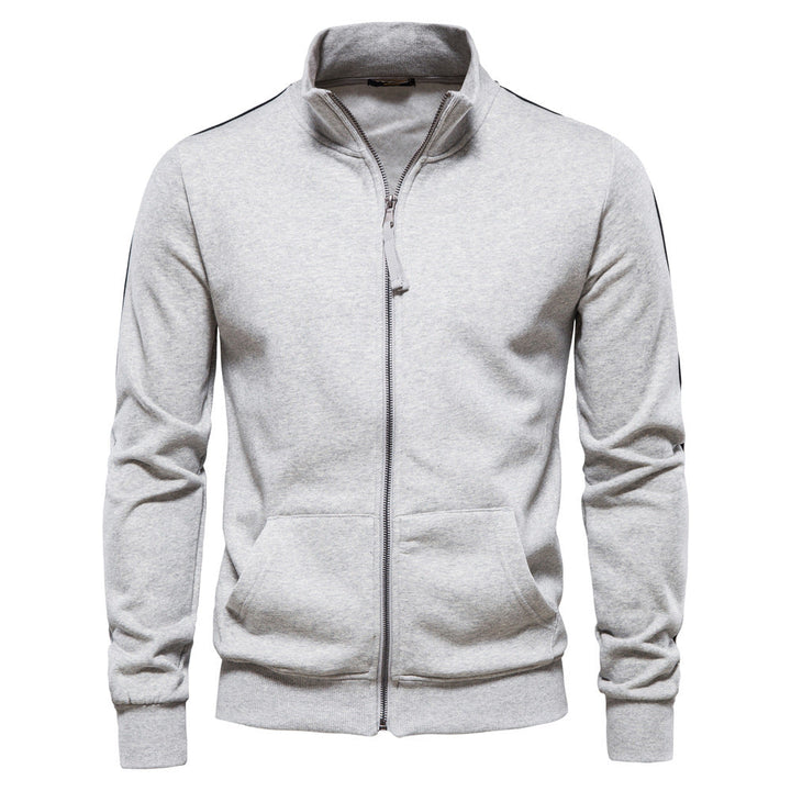 Herren SwEchoarchivtjacke mit hohem Kragen und durchgehendem Reißverschluss Echoarchiv