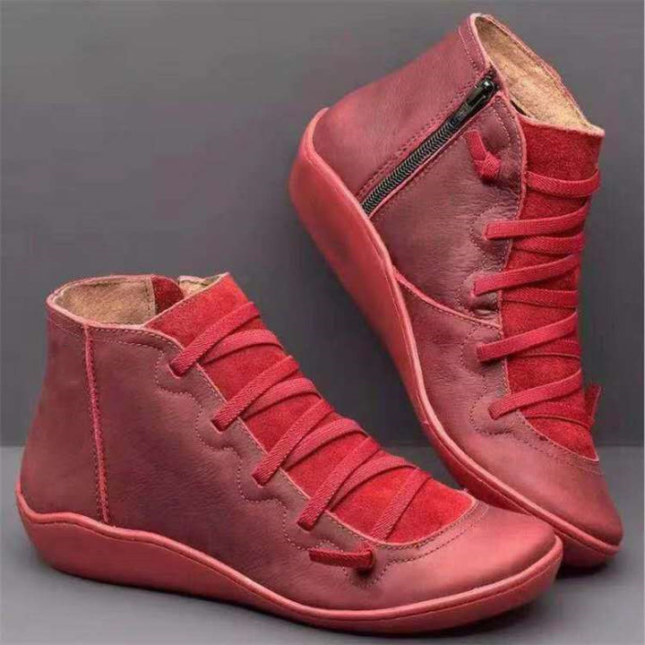 Damen Komfort-Ankleboot mit elastischer Schnürung und ergonomischer Komfortsohle Echoarchiv