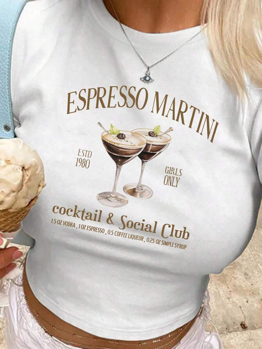 Damen Crop-T-Shirt mit kreativen Schleifen-Details Echo Archiv