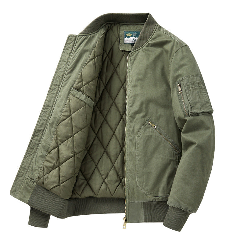 Herren Freizeit Bomberjacke mit Steppfutter Echo Archiv