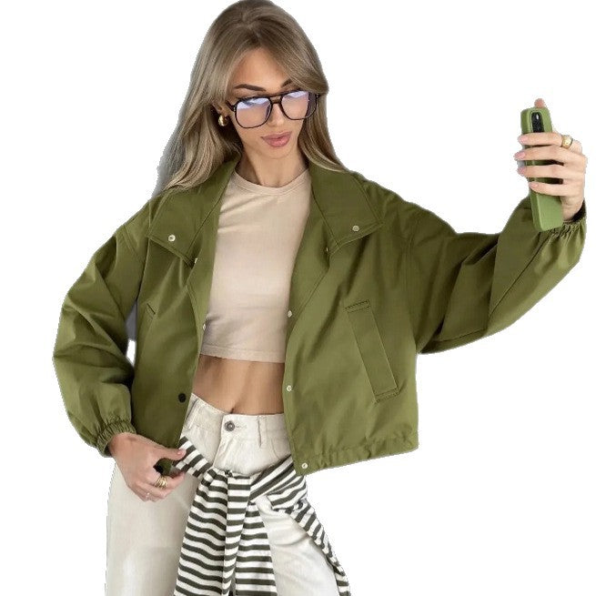 Damen Modische Oversized Jacke – Célinea
