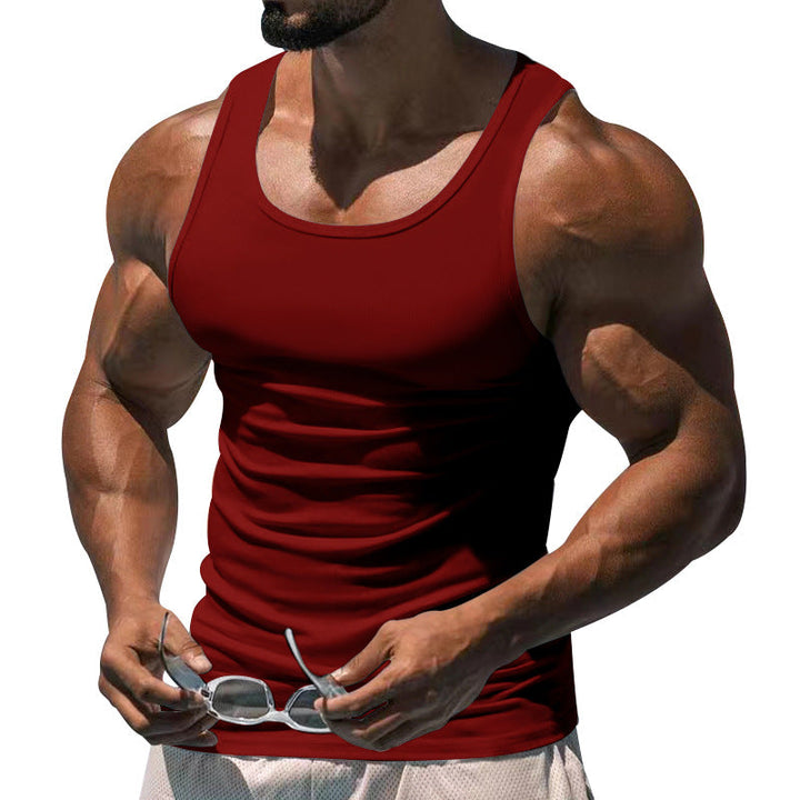 Herren atmungsaktives Sport-Tanktop mit körperbetontem Schnitt und feuchtigkeitsregulierendem Material Echoarchiv