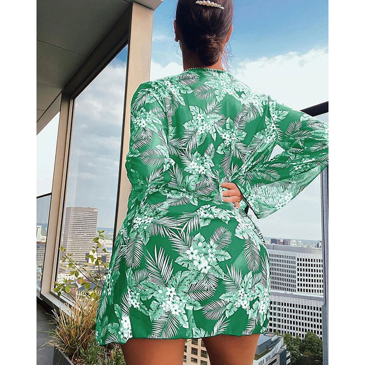 Damen Bikiniset mit elegantem floralem Cover-Up Echo Archiv