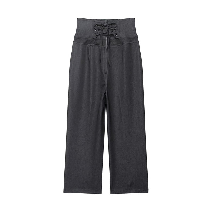 Damen Hochtaillierte Culotte-Hose mit extra breitem Shapingbund Echo Archiv