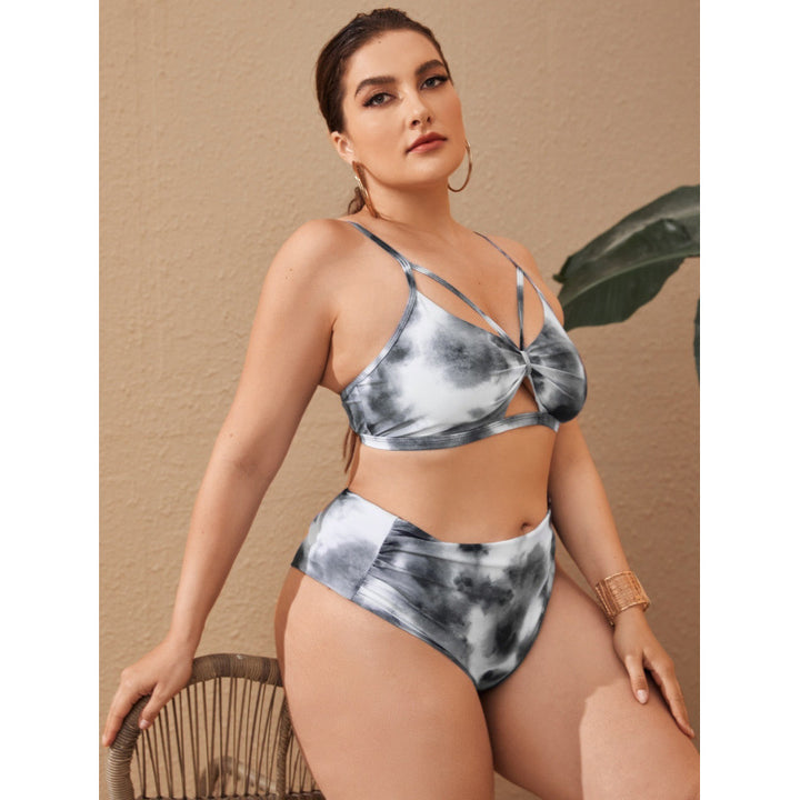 Damen Hochgeschnittener Bikini mit modischem Cut-Out-Design Echo Archiv