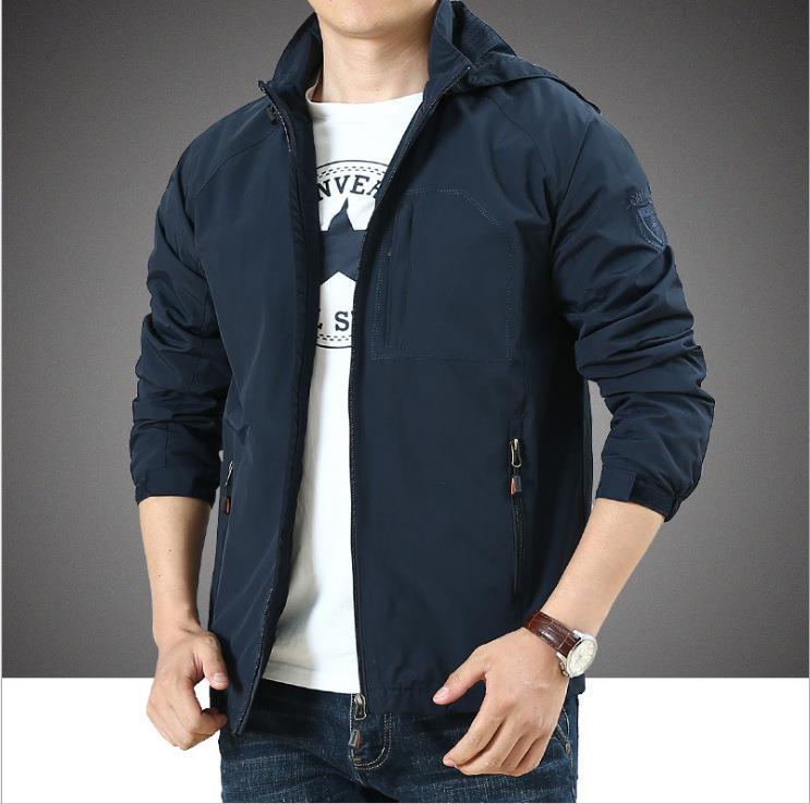 Herren Funktionale Übergangsjacke mit praktischen Taschen Echo Archiv