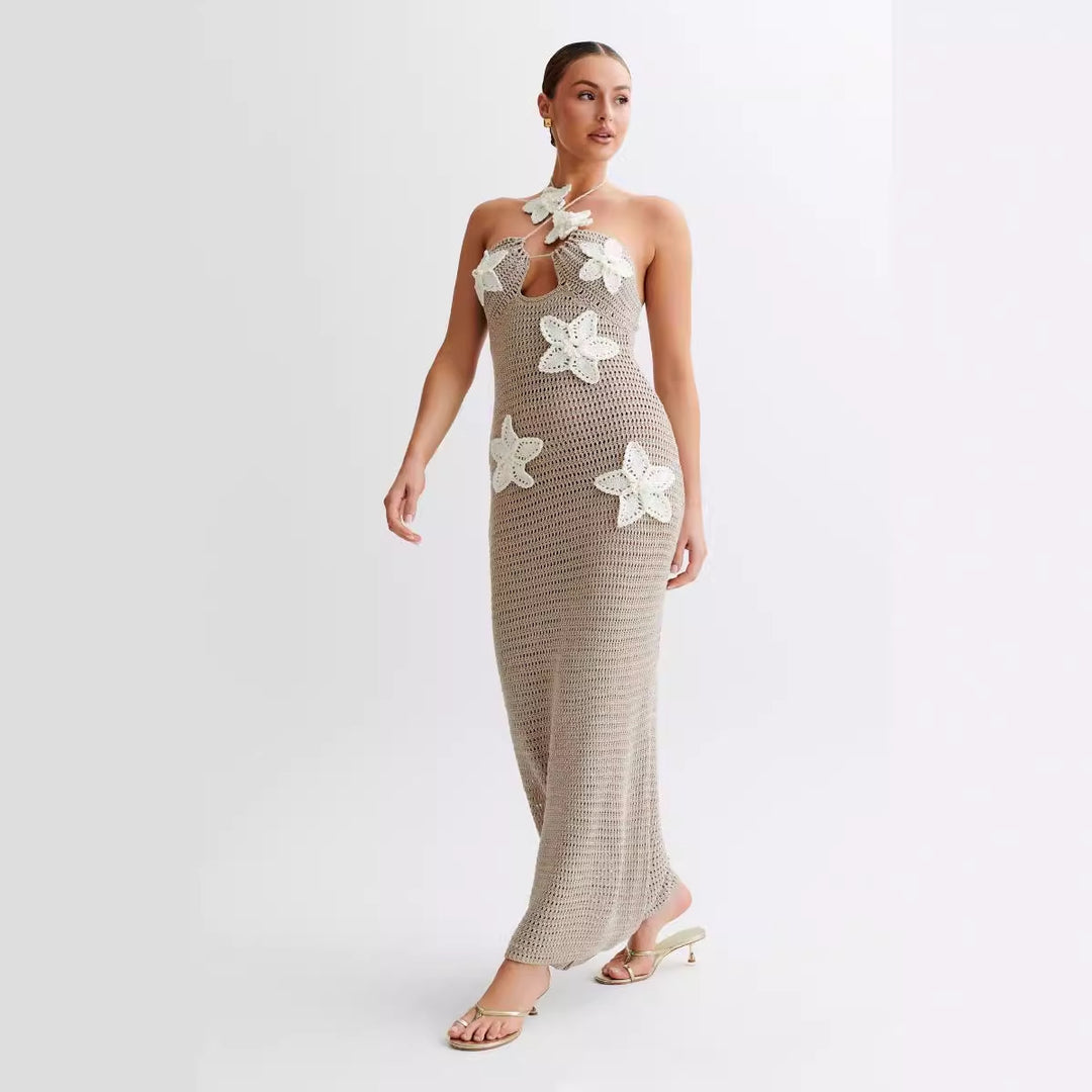 Damen Häkelkleid mit floralem Design Echo Archiv