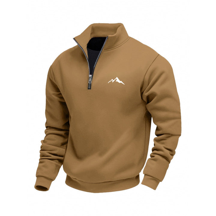 Herren Sweatshirt mit kurzem Reißverschluss Echoarchiv