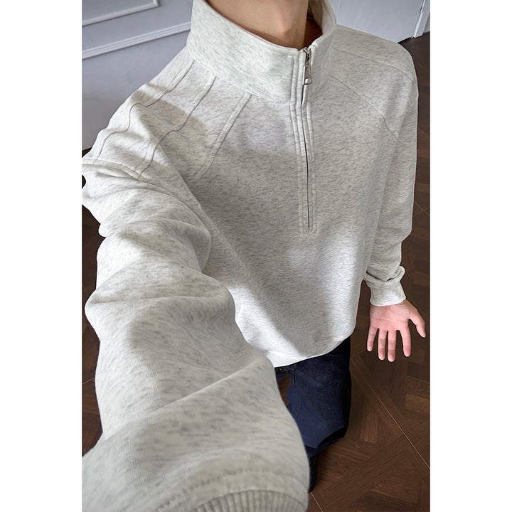 Herren Sport Sweatshirt mit Stehkragen Echo Archive