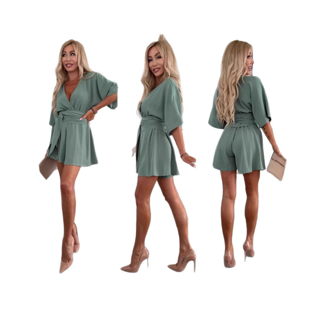 Damen Wickelkleid mit schmeichelndem Schnitt Echoarchiv