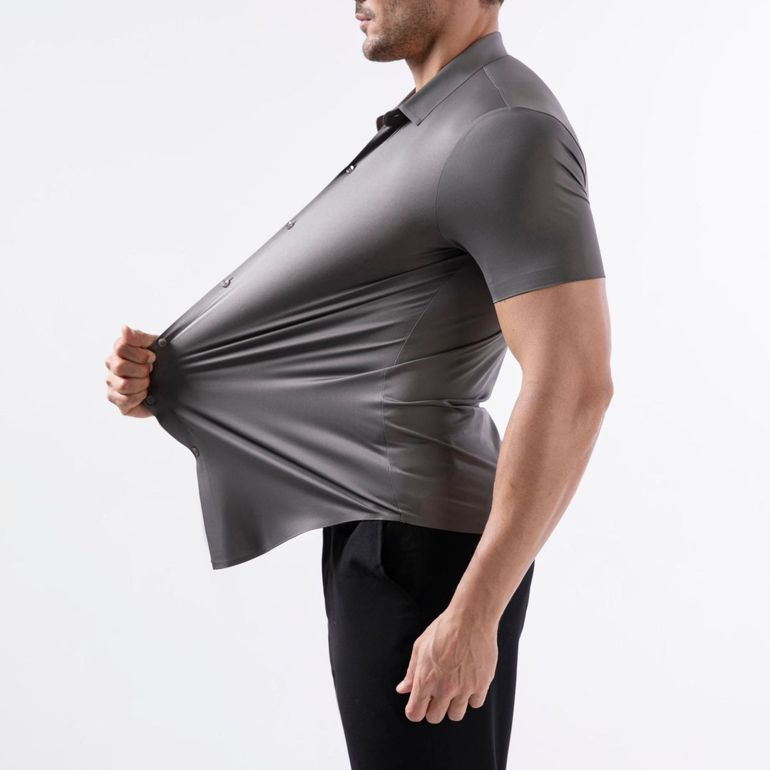 Elastisches Slim Fit Herrenhemd