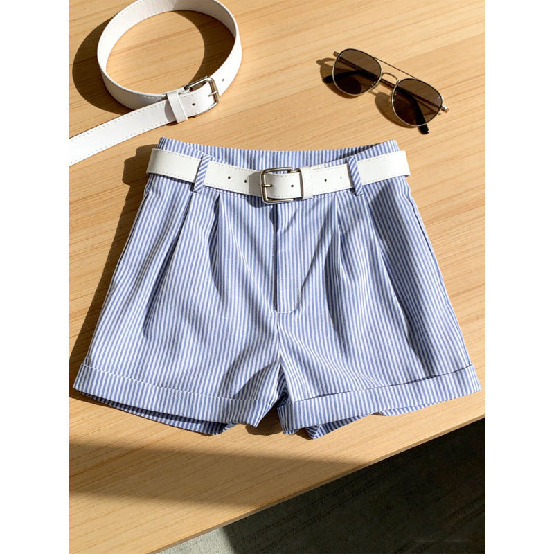 Damen Shorts mit gestreiftem Design und bequemer Passform Echo Archiv