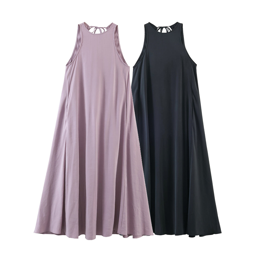Damen Maxikleid mit elegantem Rückenausschnitt und schwingendem Schnitt Echo Archiv