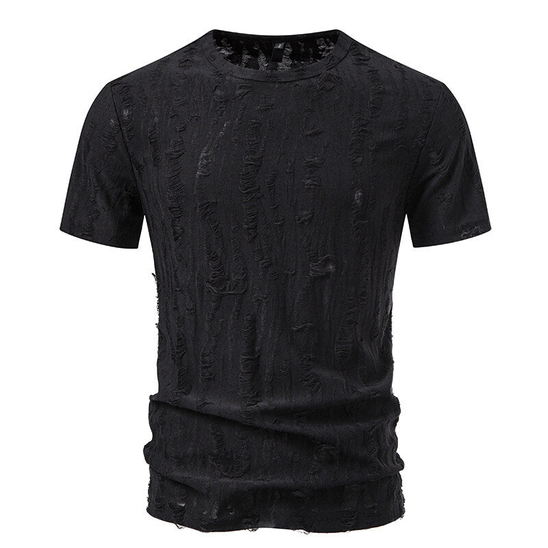 Herren T-Shirt mit strukturiertem Vintage-Design Echoarchiv