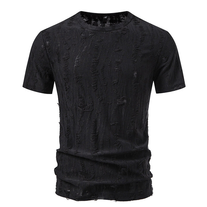 Herren T-Shirt mit strukturiertem Vintage-Design Echoarchiv
