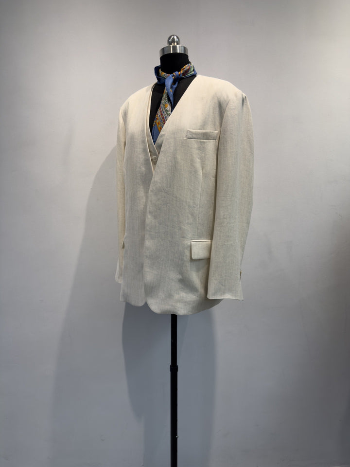 Damen Maßgeschneiderter Leinen-Blazer – Valéne
