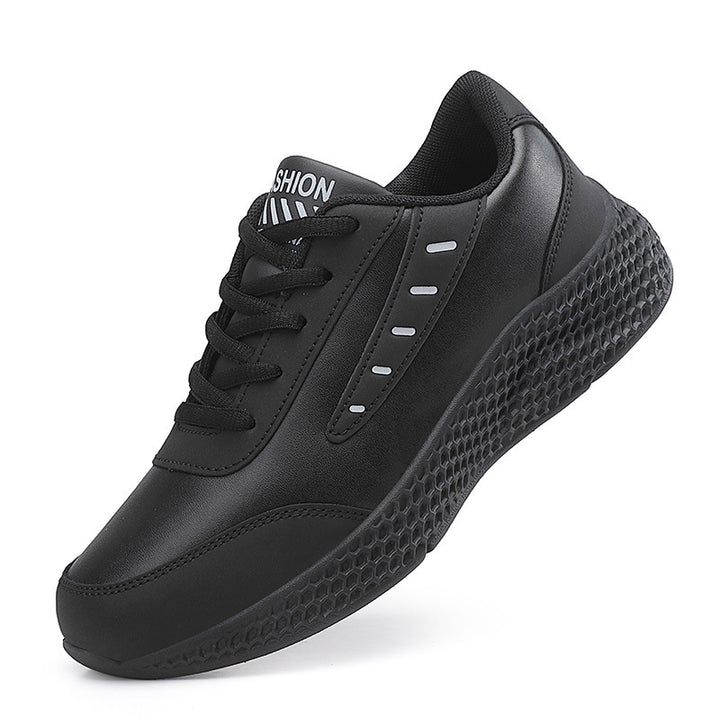 Damen nan elegante Plateau-Sneaker aus Kunstleder mit wabenstrukturierter Dämpfungssohle und ergonomischem Komfortfußbett Echo Archiv