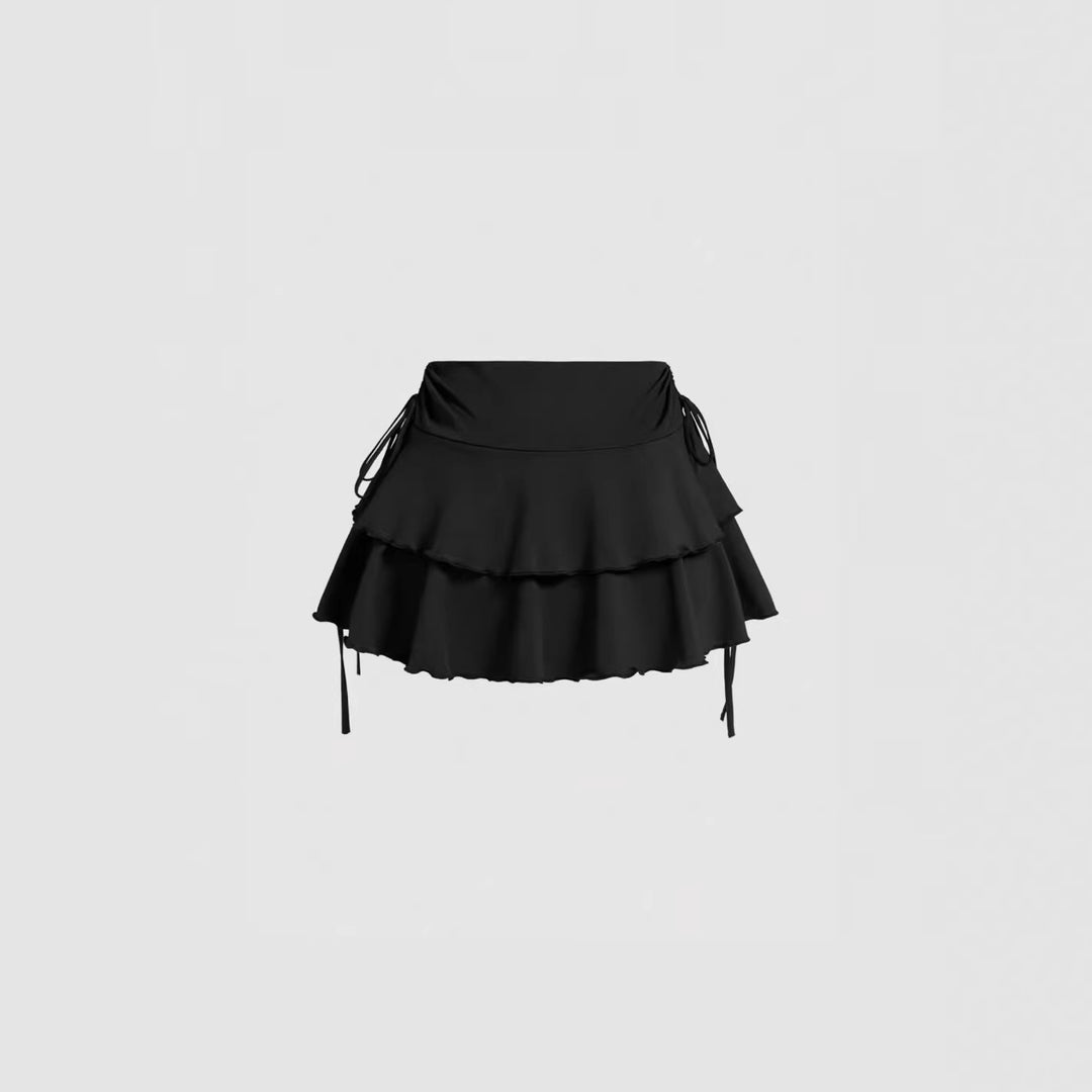 Damen Rüschenshorts mit verstellbarem Bund Echo Archiv