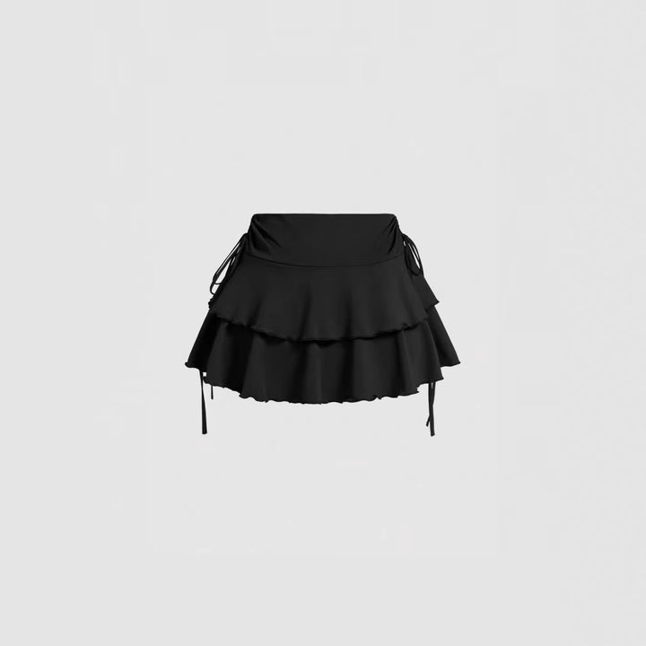 Damen Rüschenshorts mit verstellbarem Bund Echo Archiv
