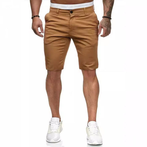 Herren Modische Chino-Shorts mit praktischen Seitentaschen und dehnbarem Bund Echoarchiv