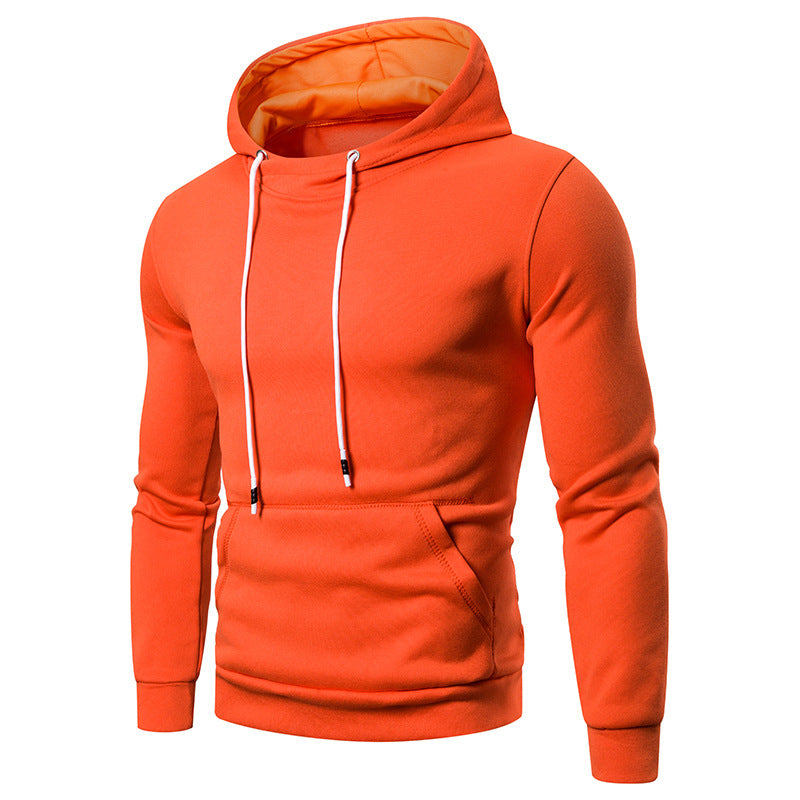 Herren Kapuzenpullover mit Kängurutasche und soften Baumwollmischung Echoarchiv