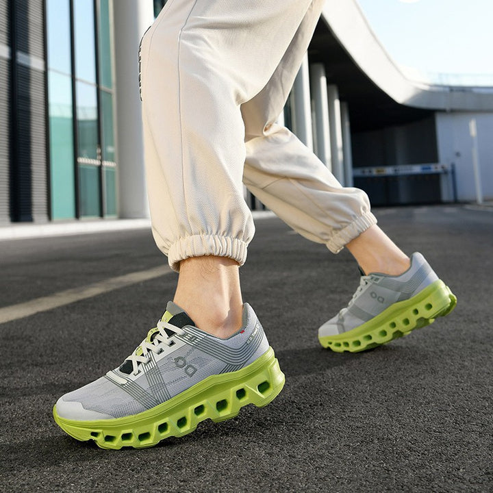 Unisex leichte Straßenlauf-Sneaker mit hochdynamischer Rebound-Zwischensohle und atmungsaktivem Strickoberteil – Norré