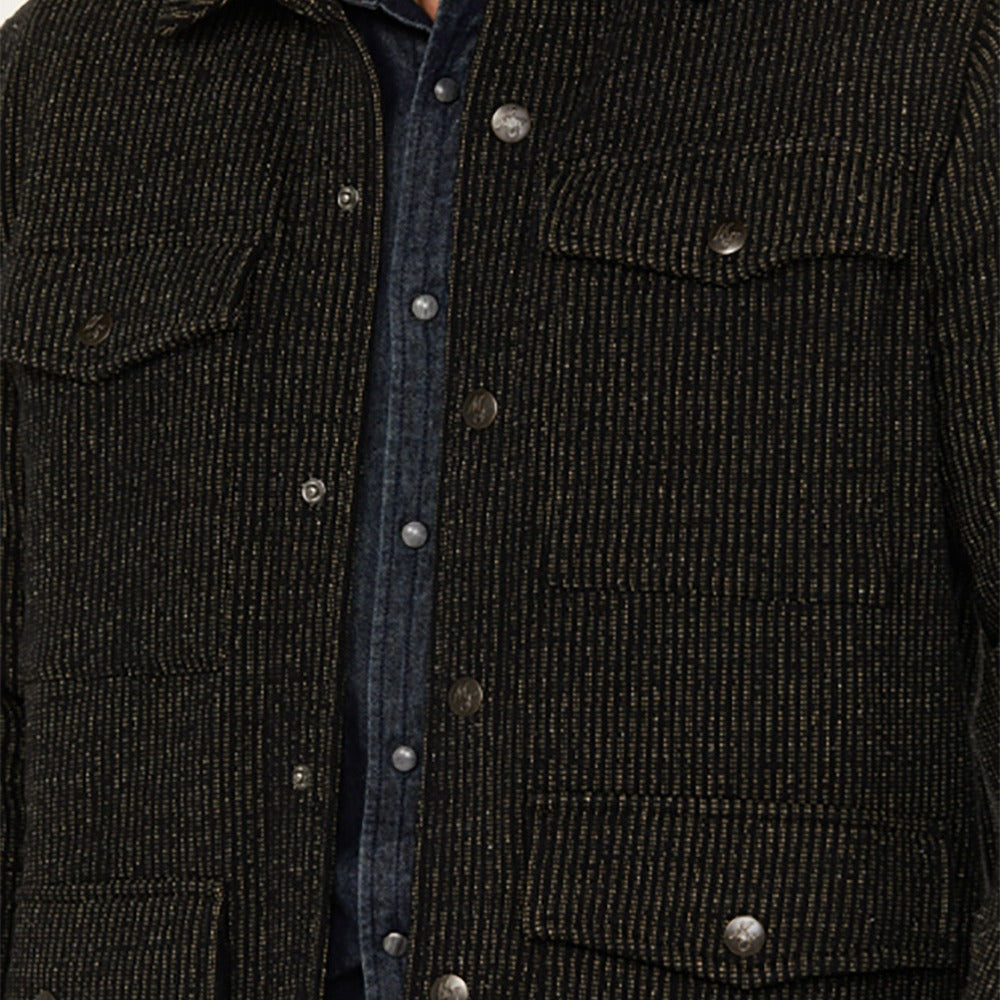 Herren robuste Baumwolljacke im lässigen Design mit aufgesetzten Taschen Echoarchiv