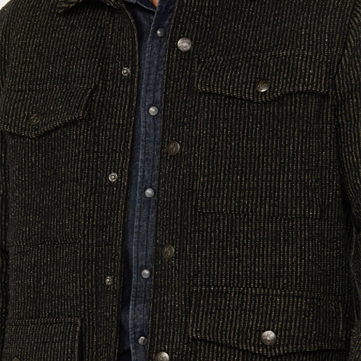 Herren robuste Baumwolljacke im lässigen Design mit aufgesetzten Taschen Echoarchiv