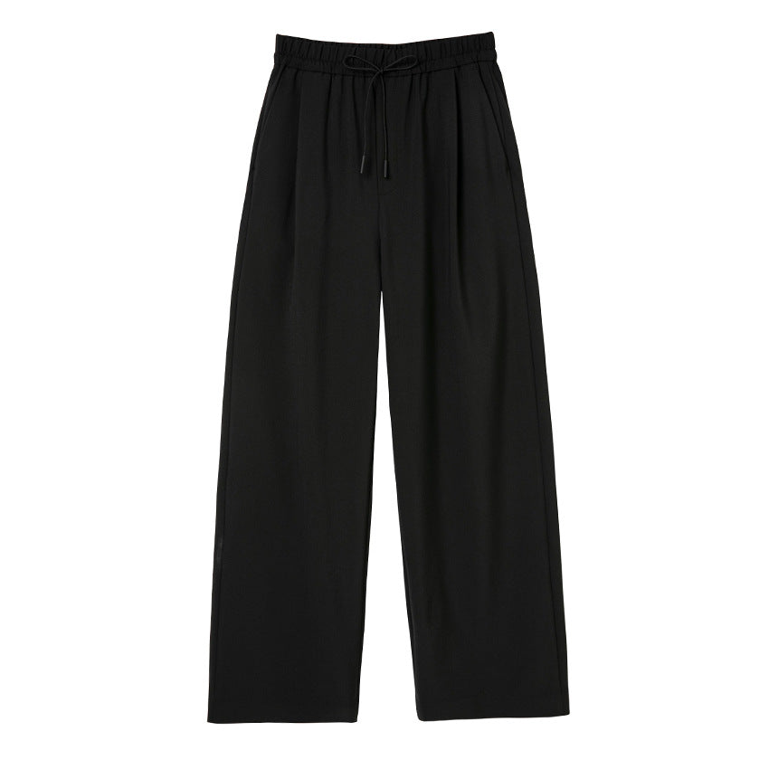 Damen weite Palazzo-Hose mit elastischem Bund und Tunnelzug Echoarchiv